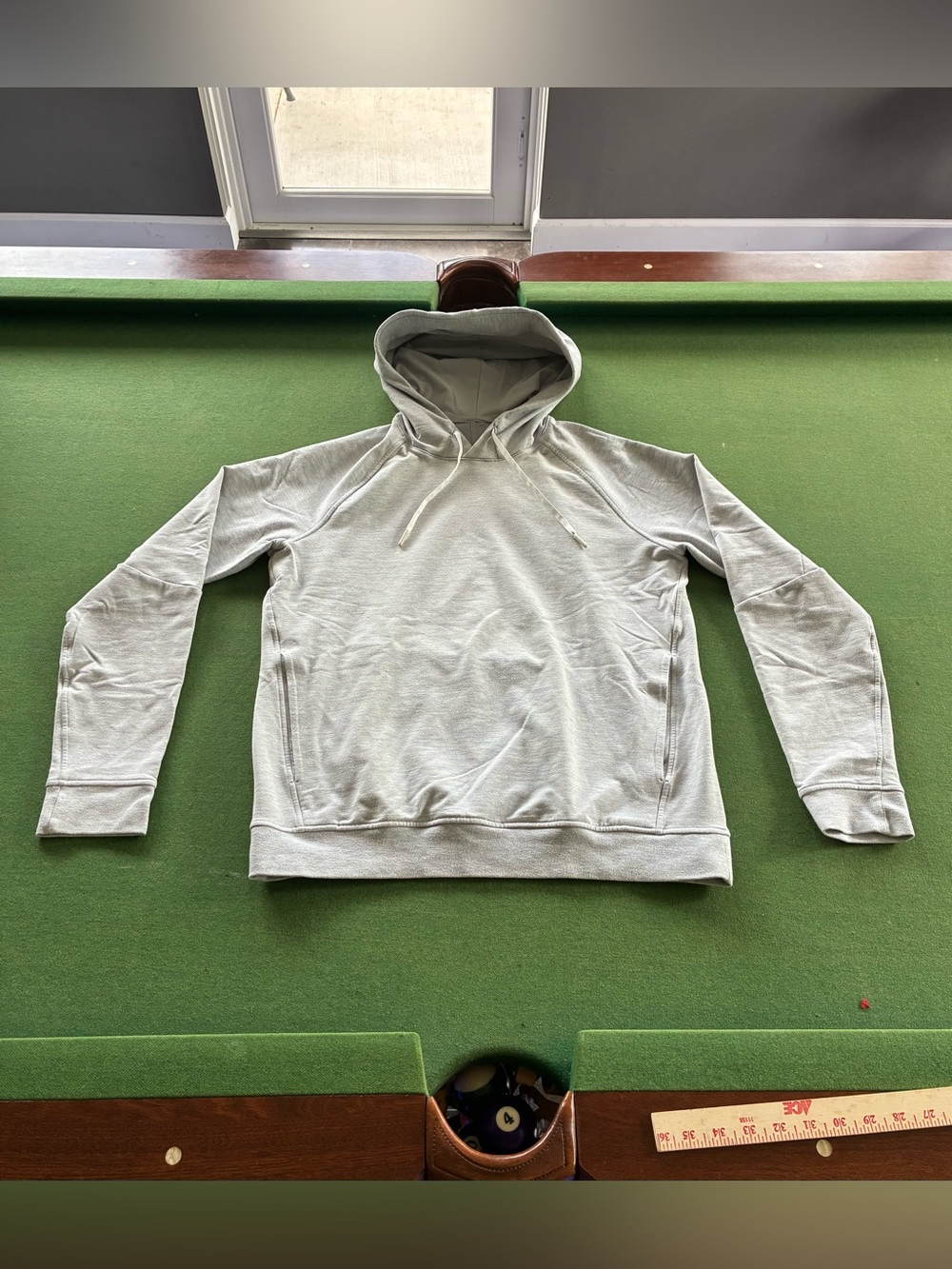 lululemon athletica Light Gray Crewneck Hoodie